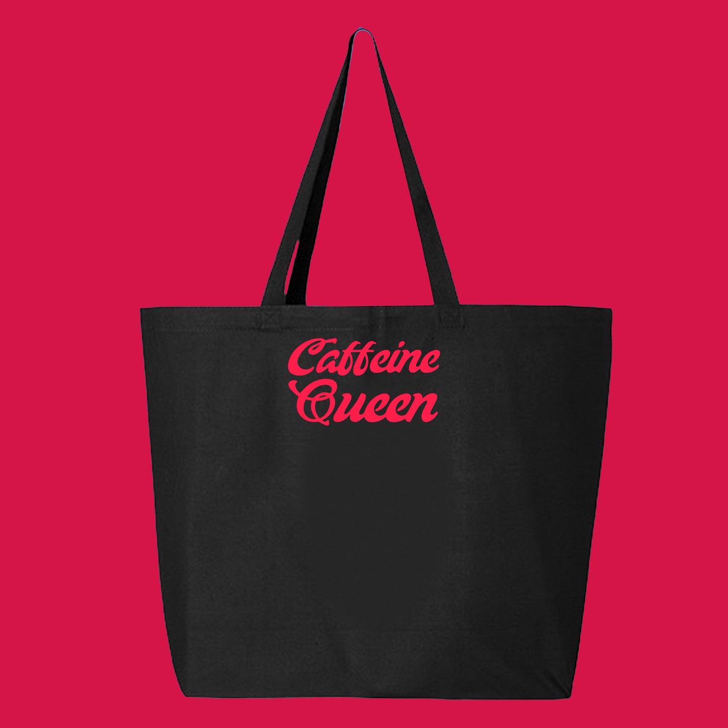Caffeine Queen Mint Pink Tote Bag