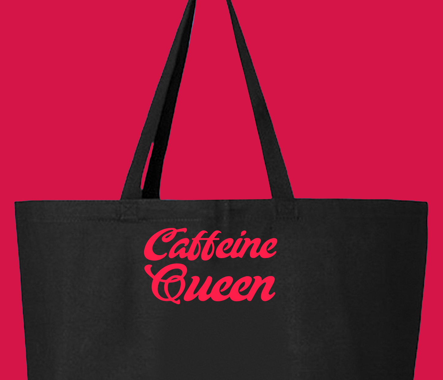 Caffeine Queen Mint Pink Tote Bag
