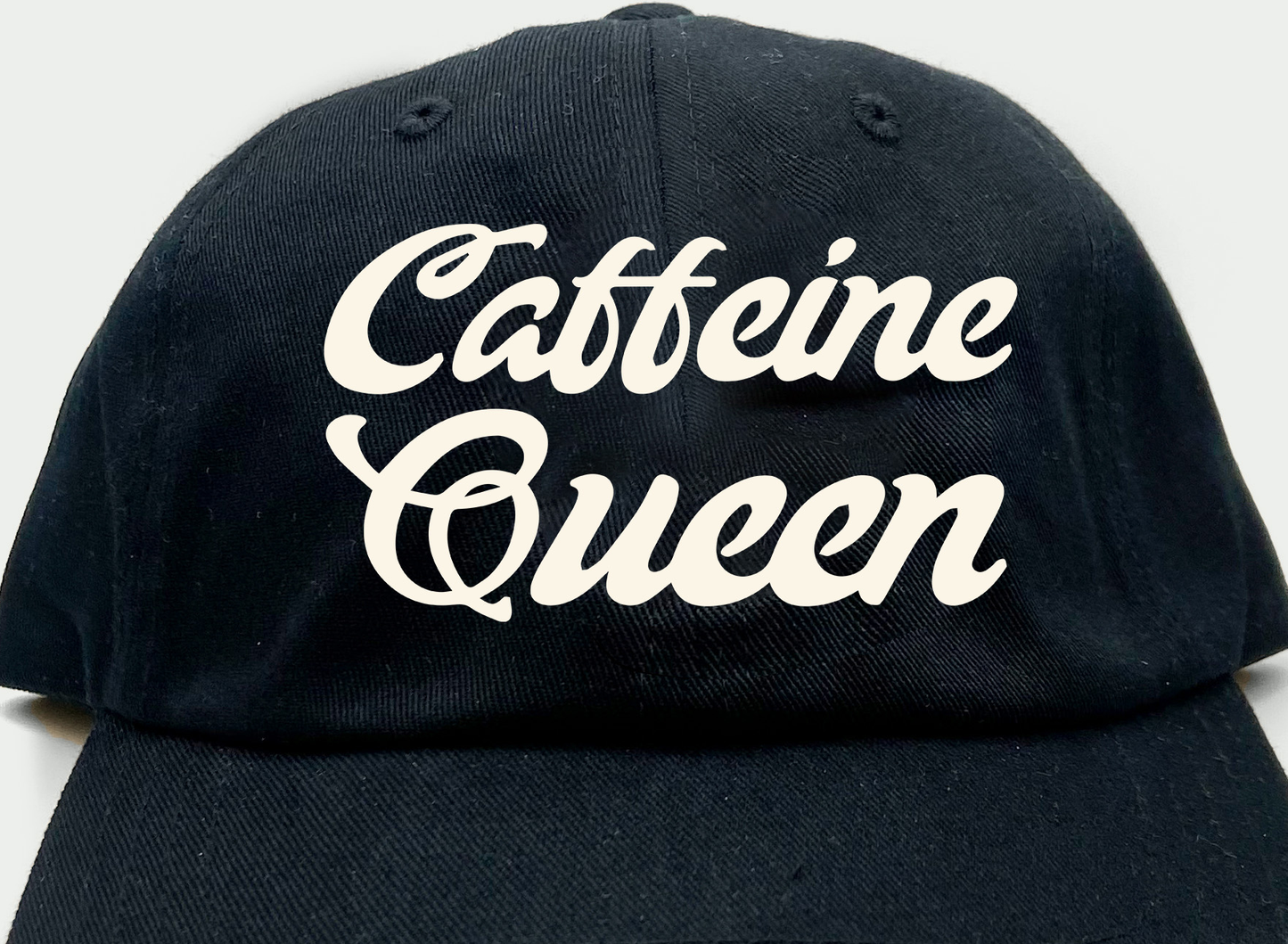 Caffeine Queen White Dad Hat