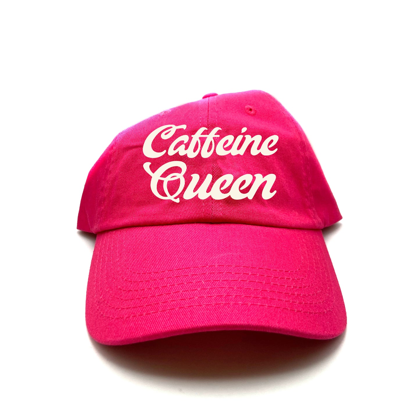 Caffeine Queen White Dad Hat