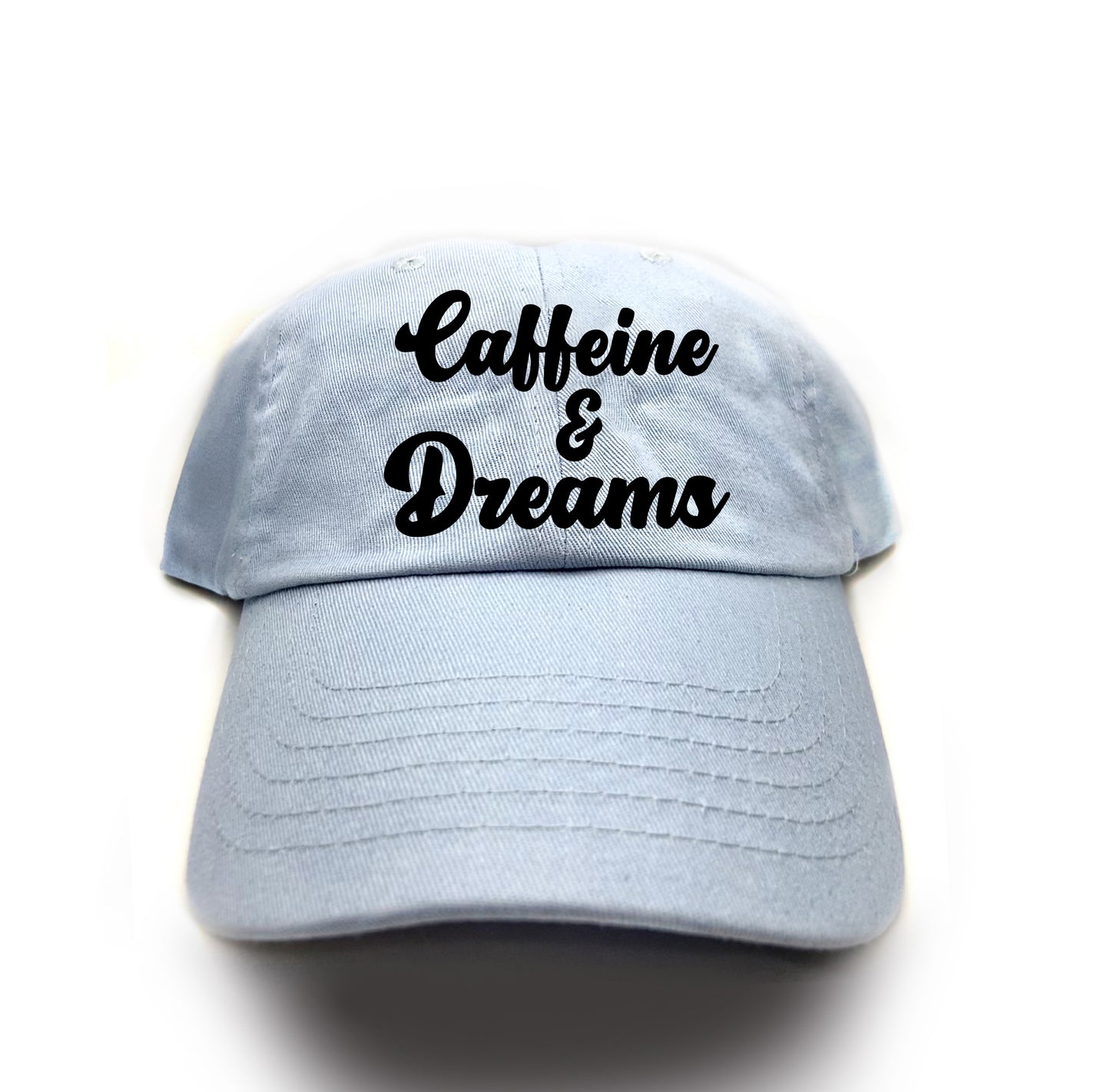 Caffeine & Dreams Black Dad Hat