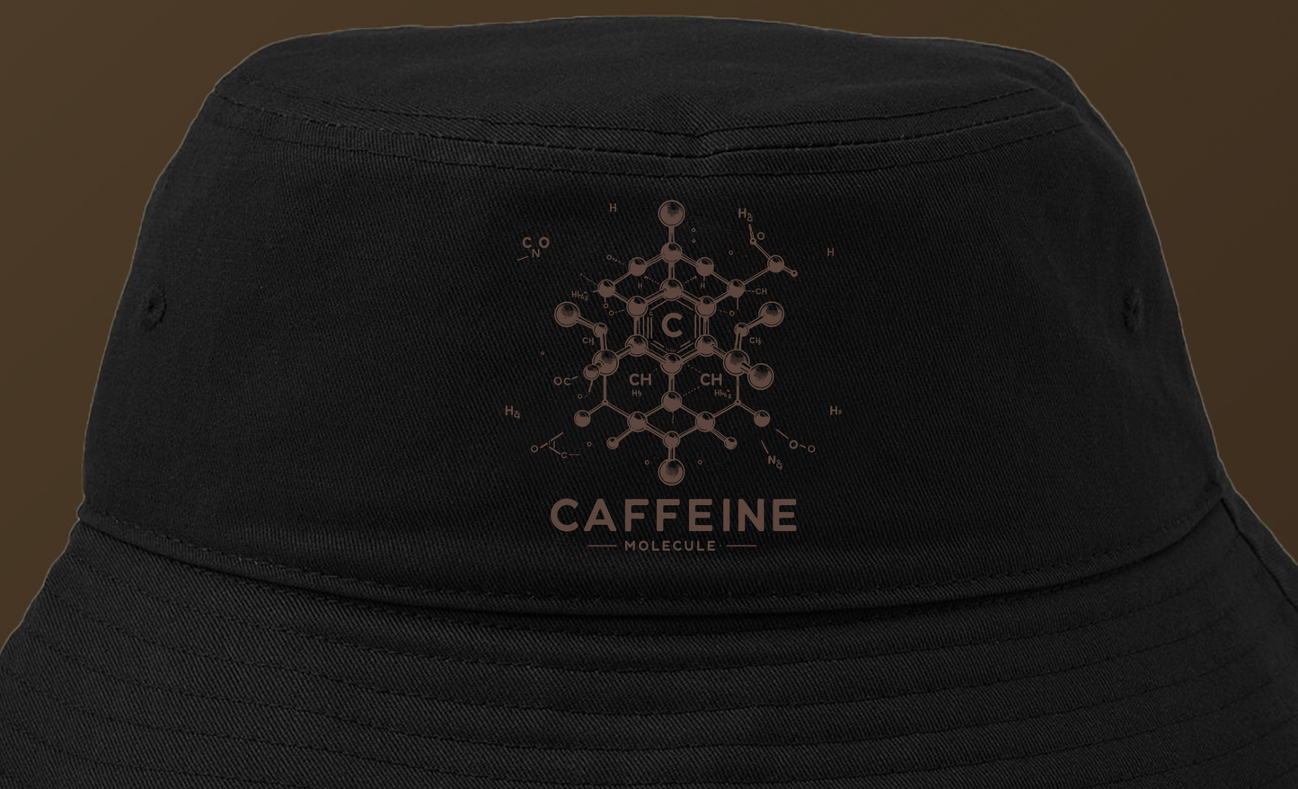 Caffeine Molecule Bucket Hat