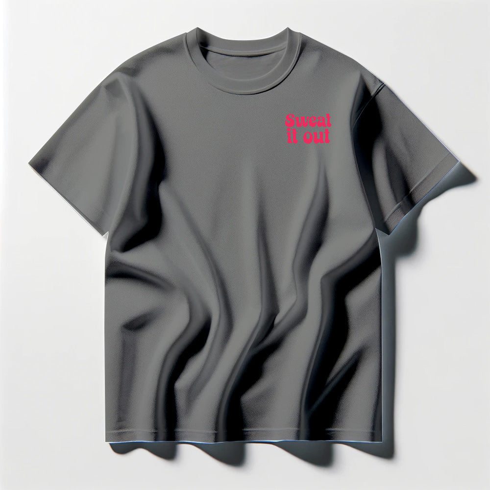 Sweat It Out Red Tee Shirt