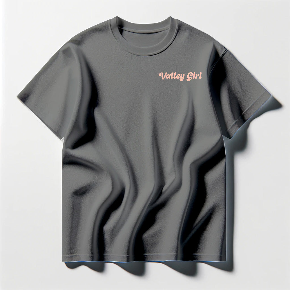 Valley Girl Peach Tee Shirt