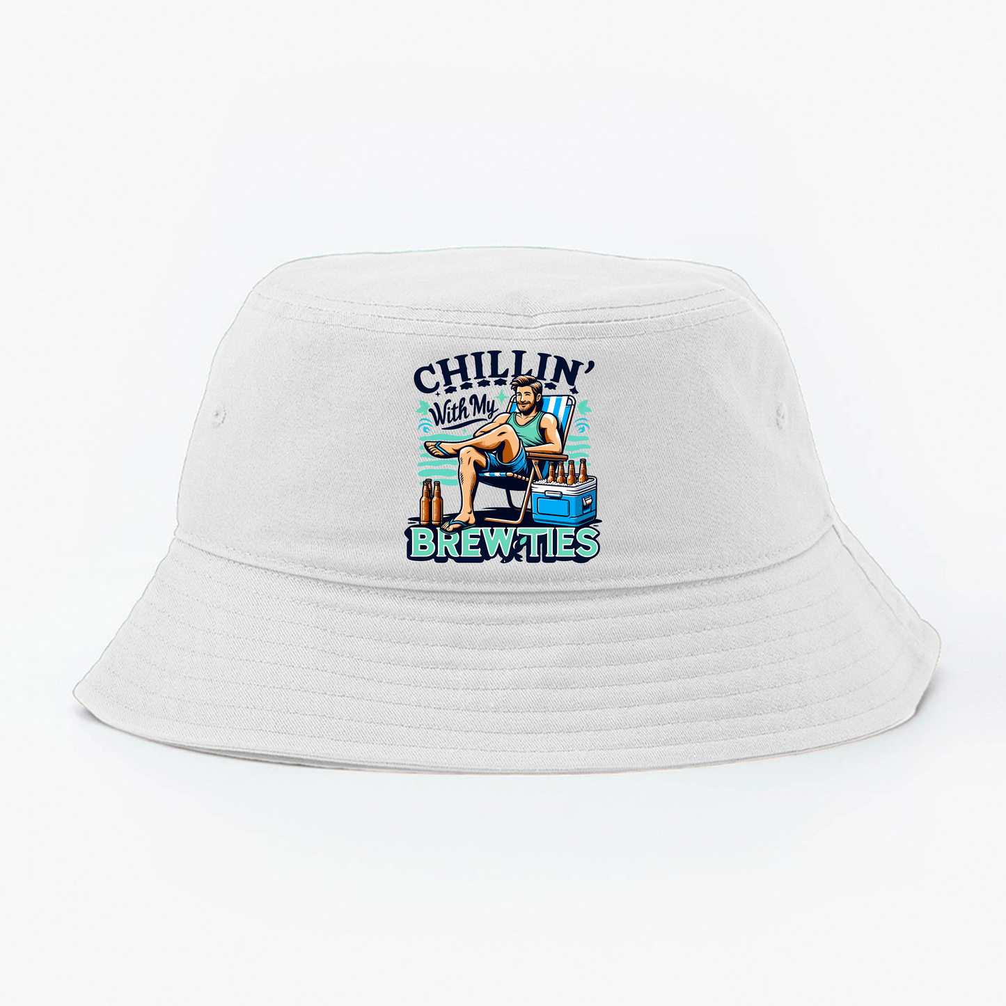Chillin' With My Brewties Bucket Hat