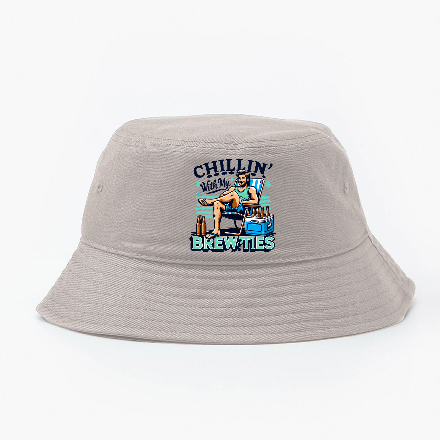Chillin' With My Brewties Bucket Hat