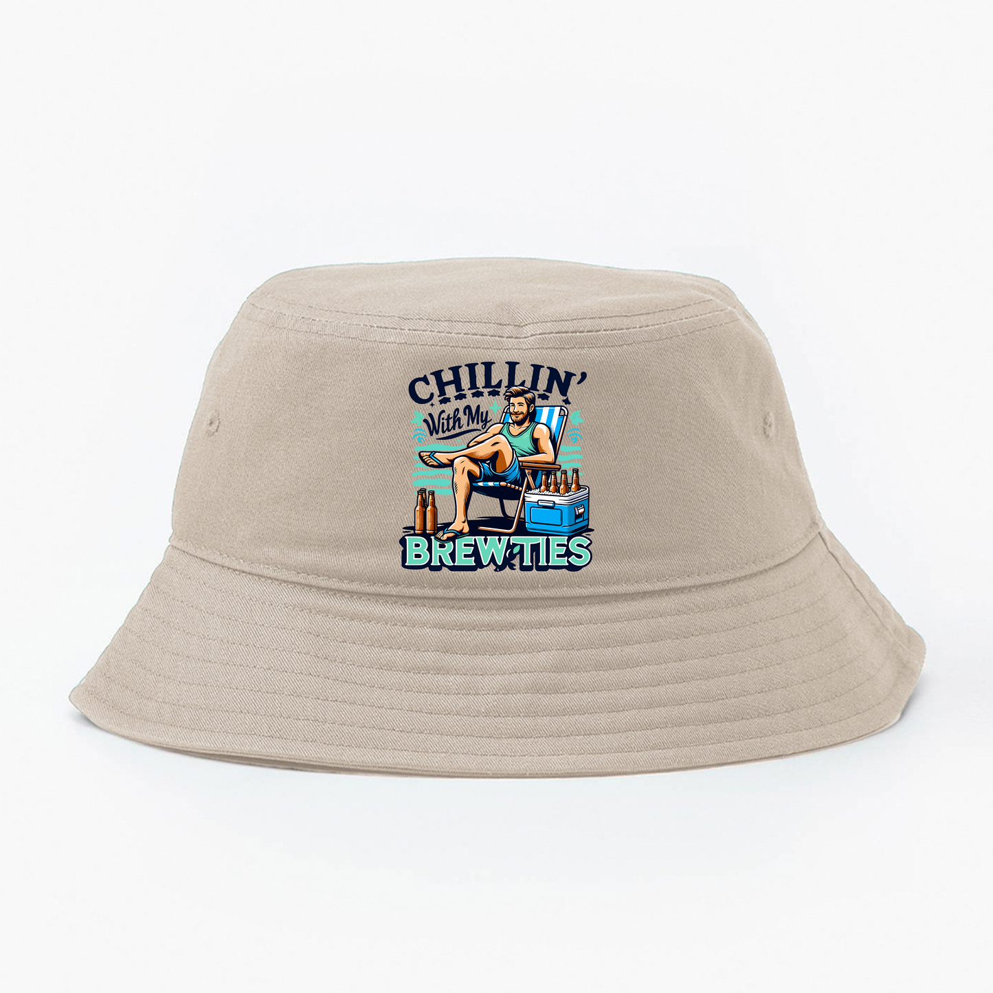 Chillin' With My Brewties Bucket Hat