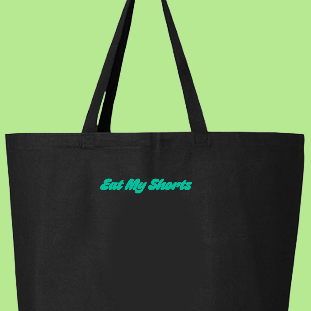 Eat My Shorts Green Tote Bag