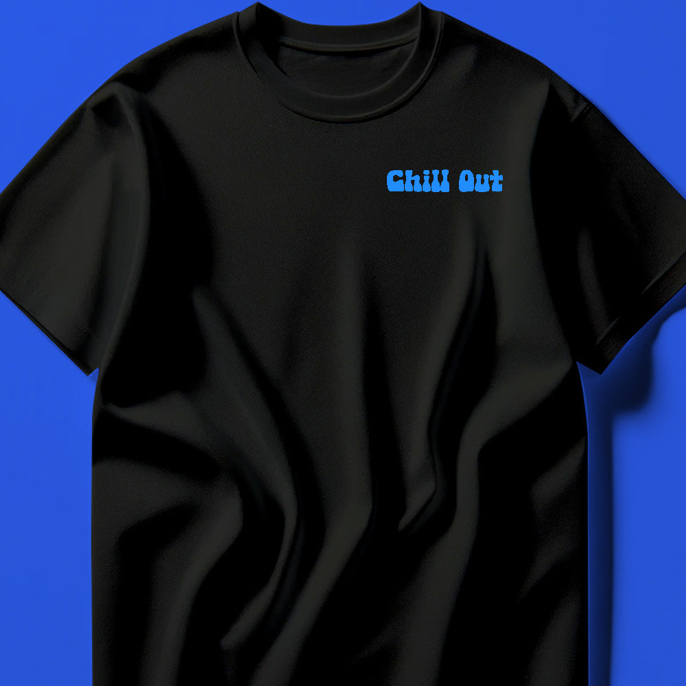 Chill Out Blue Tee Shirt