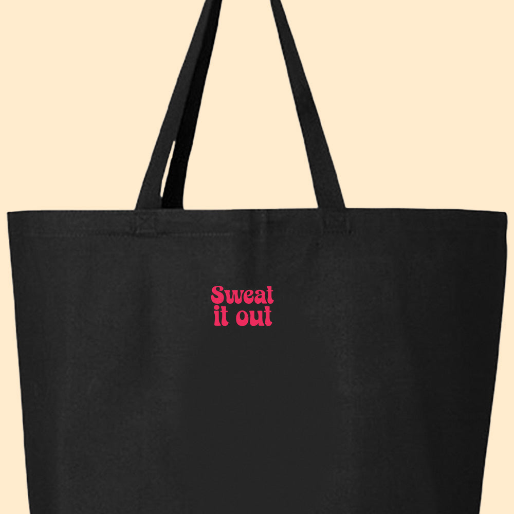 Sweat It Out Red Tote Bag