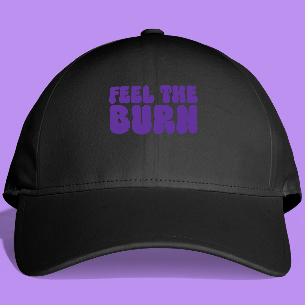 Feel The Burn Purple Dad Hat