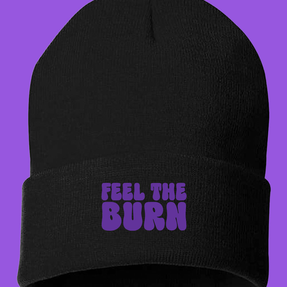 Feel The Purple Orange Beanie