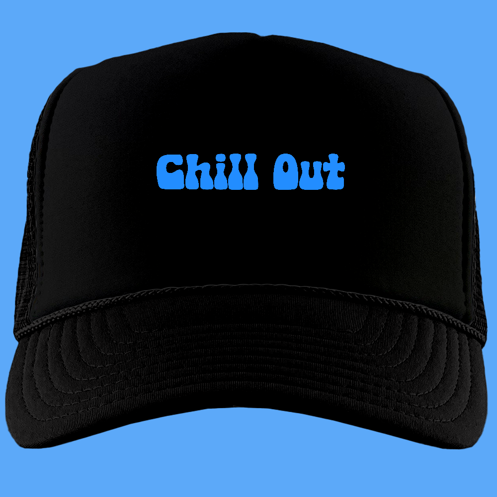 Chill Out Blue Foam Trucker Hat