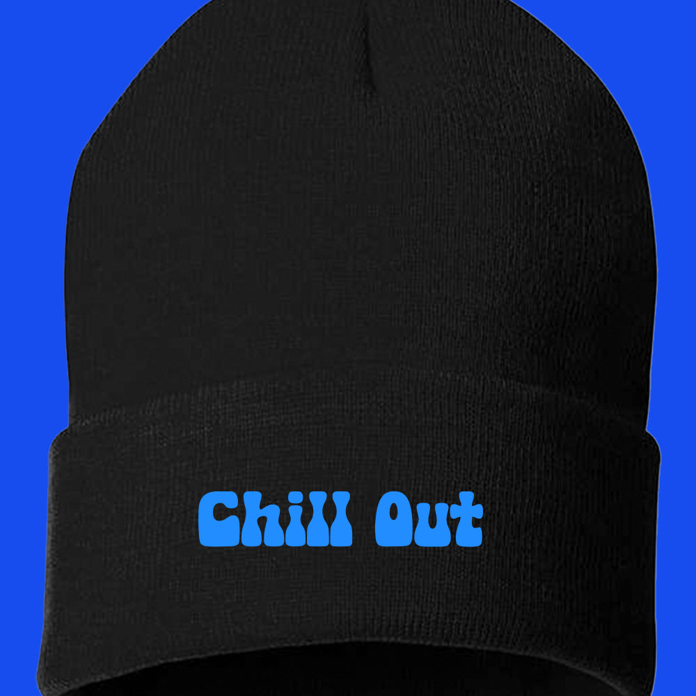 Chill Out Blue Beanie