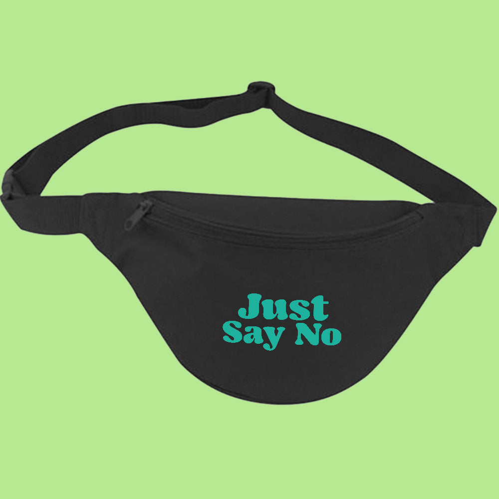 Just Say No Green Fanny Pack