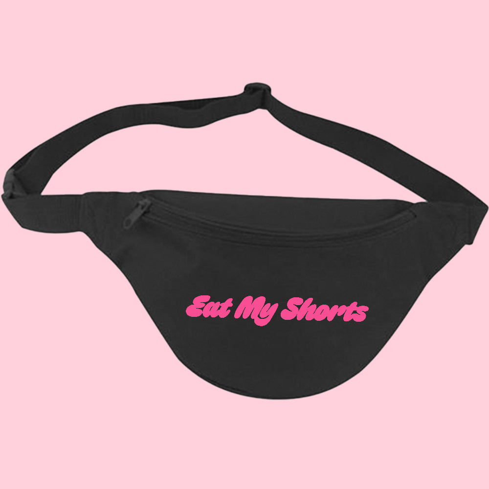Eat My Shorts Pink Fanny Pack