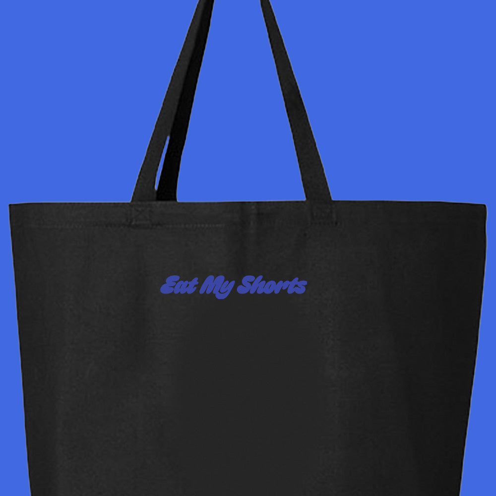 Eat My Shorts Indigo Tote Bag
