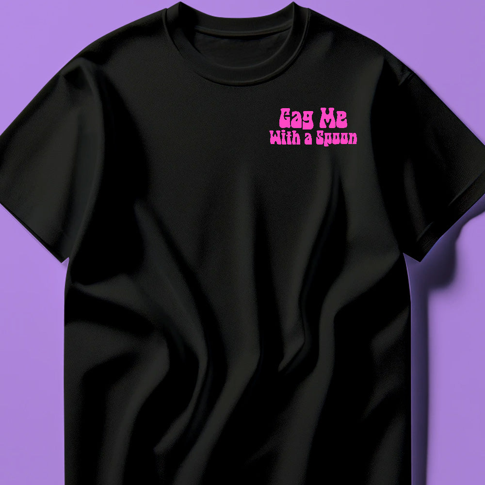 Gag Me With A Spoon Purple Tee Shirt