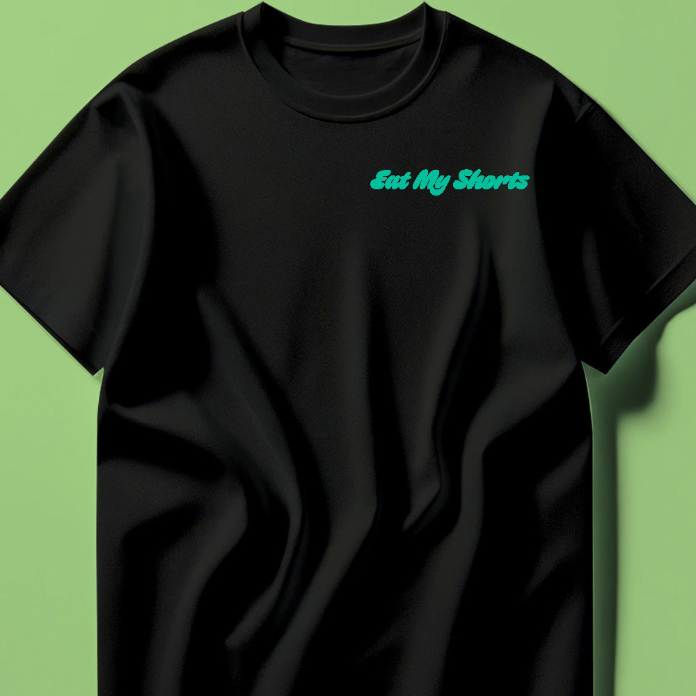 Eat My Shorts Green Tee Shirt