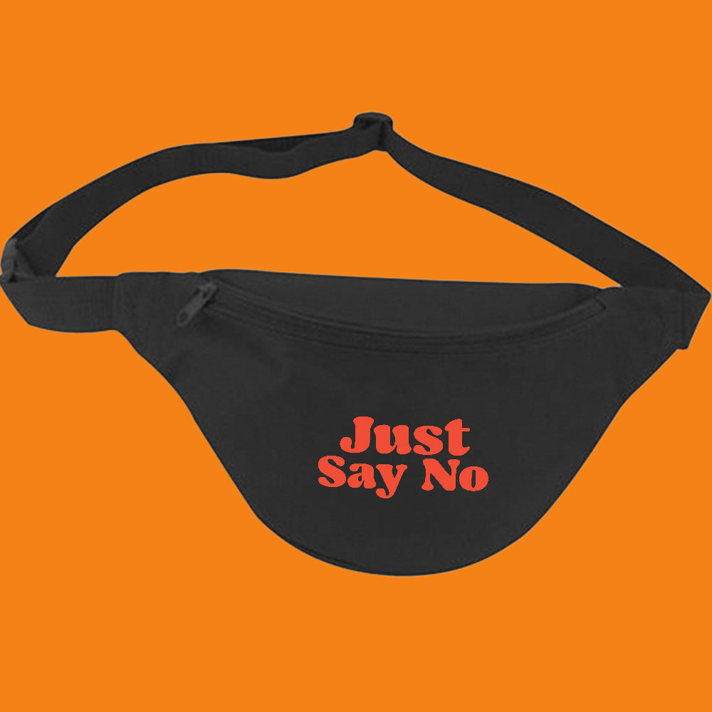 Just Say No Orange Fanny Pack