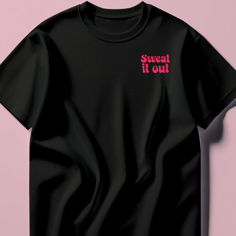 Sweat It Out Red Tee Shirt