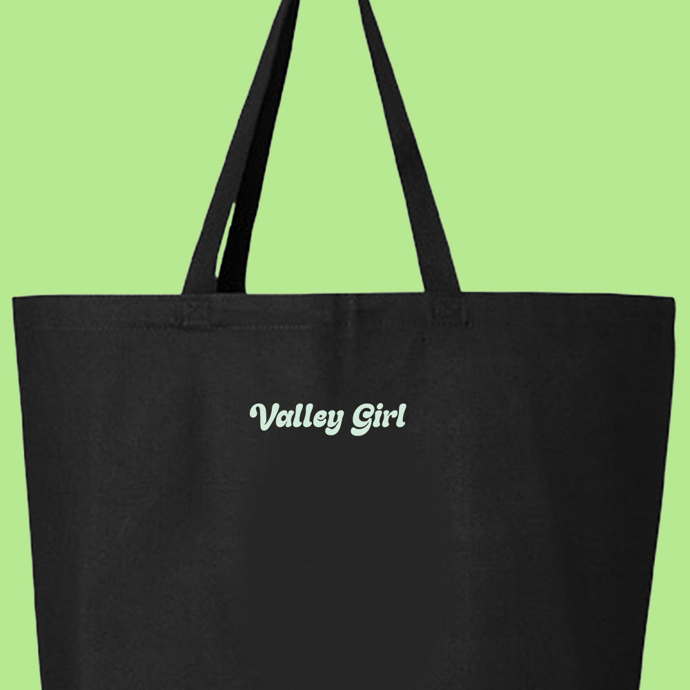 Valley Girl Light Green Tote Bag
