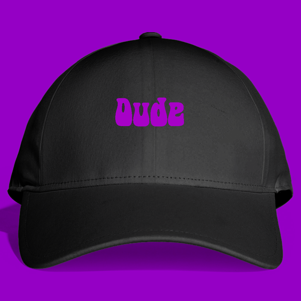 Dude Purple Dad Hat