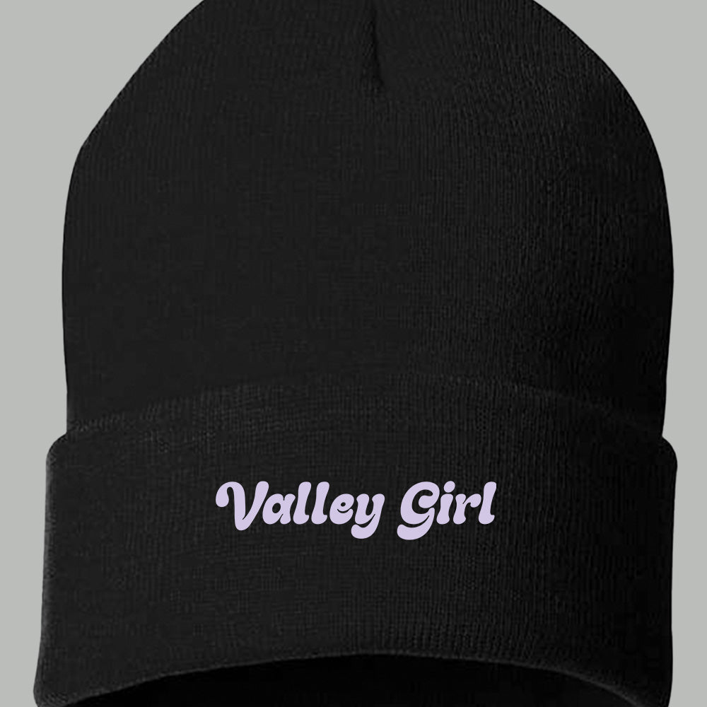 Valley Girl Light Purple Beanie