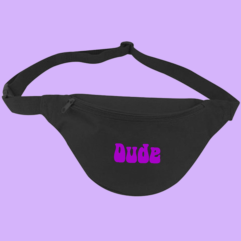Dude Purple Fanny Pack