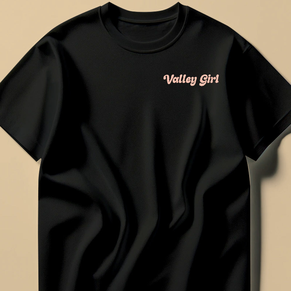 Valley Girl Peach Tee Shirt