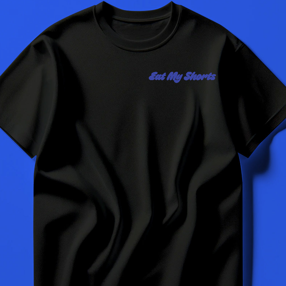 Eat My Shorts Indigo Tee Shirt