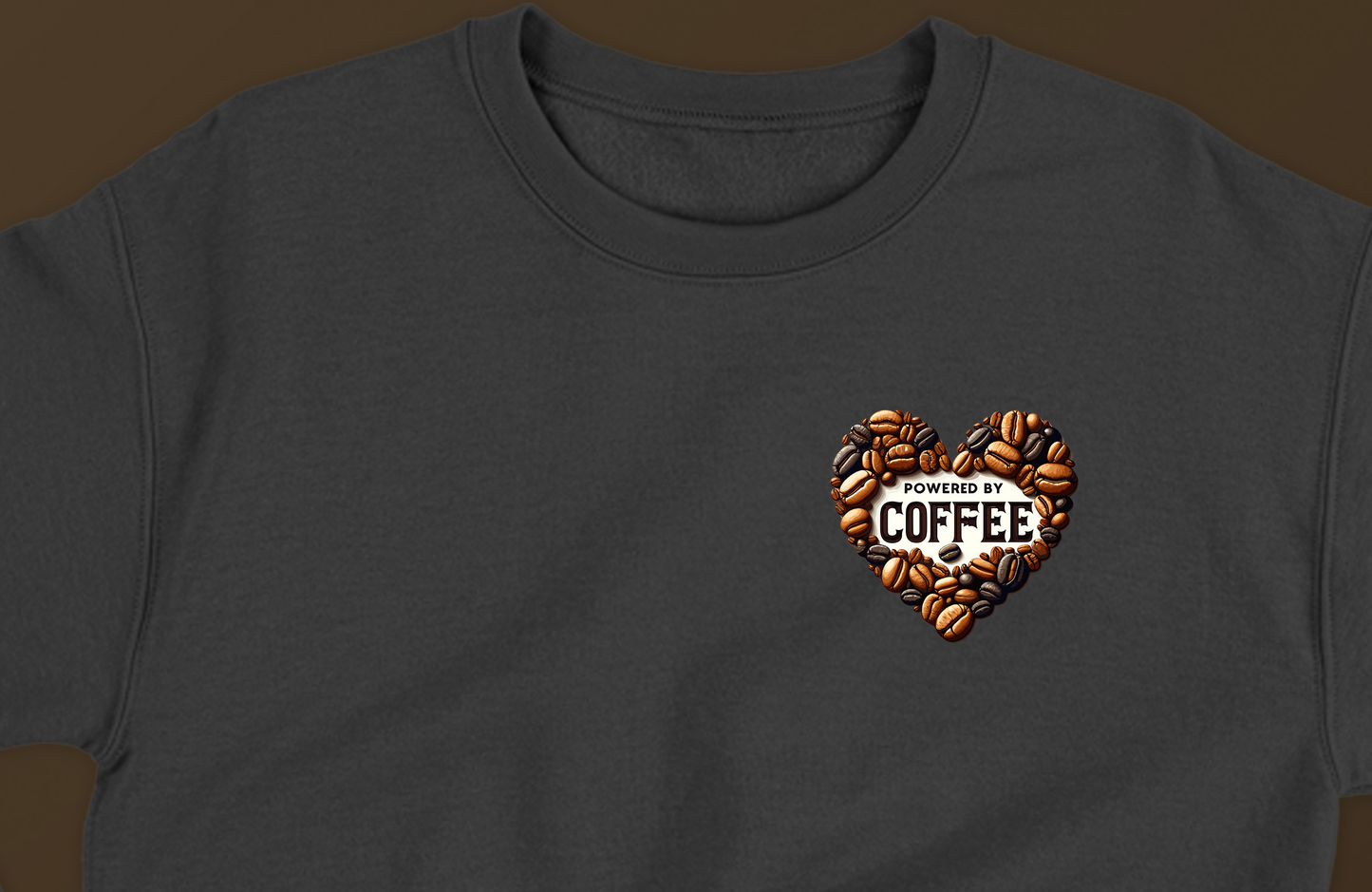 Coffee Bean Pattern Sweatshirt