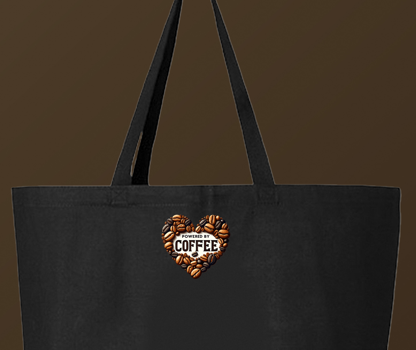 Coffee Bean Pattern Tote Bag