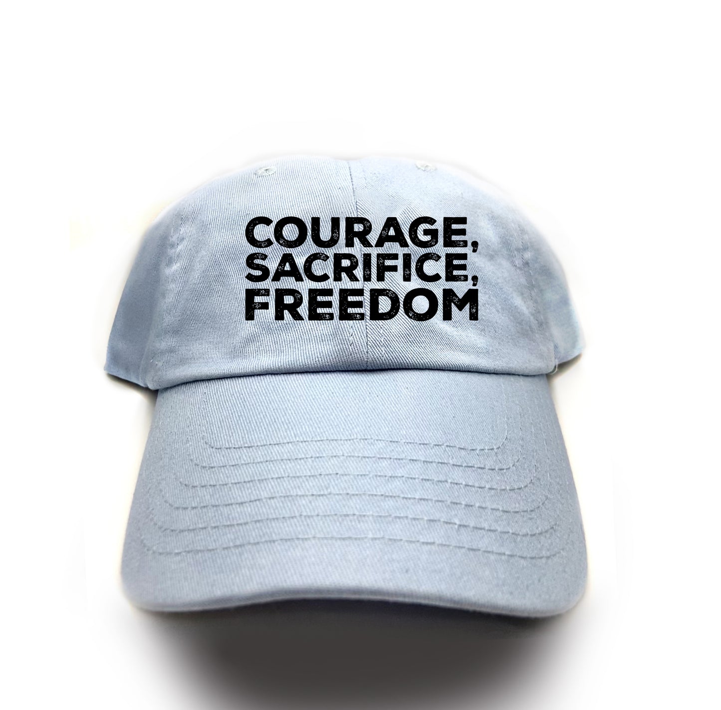 Courage, Sacrifice, Freedom Black Dad Hat