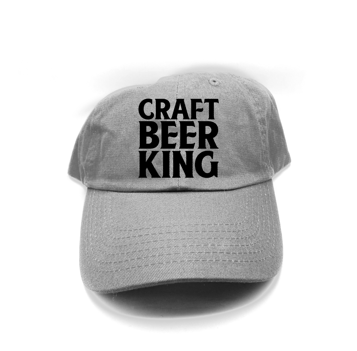 Craft Beer King Black Dad Hat