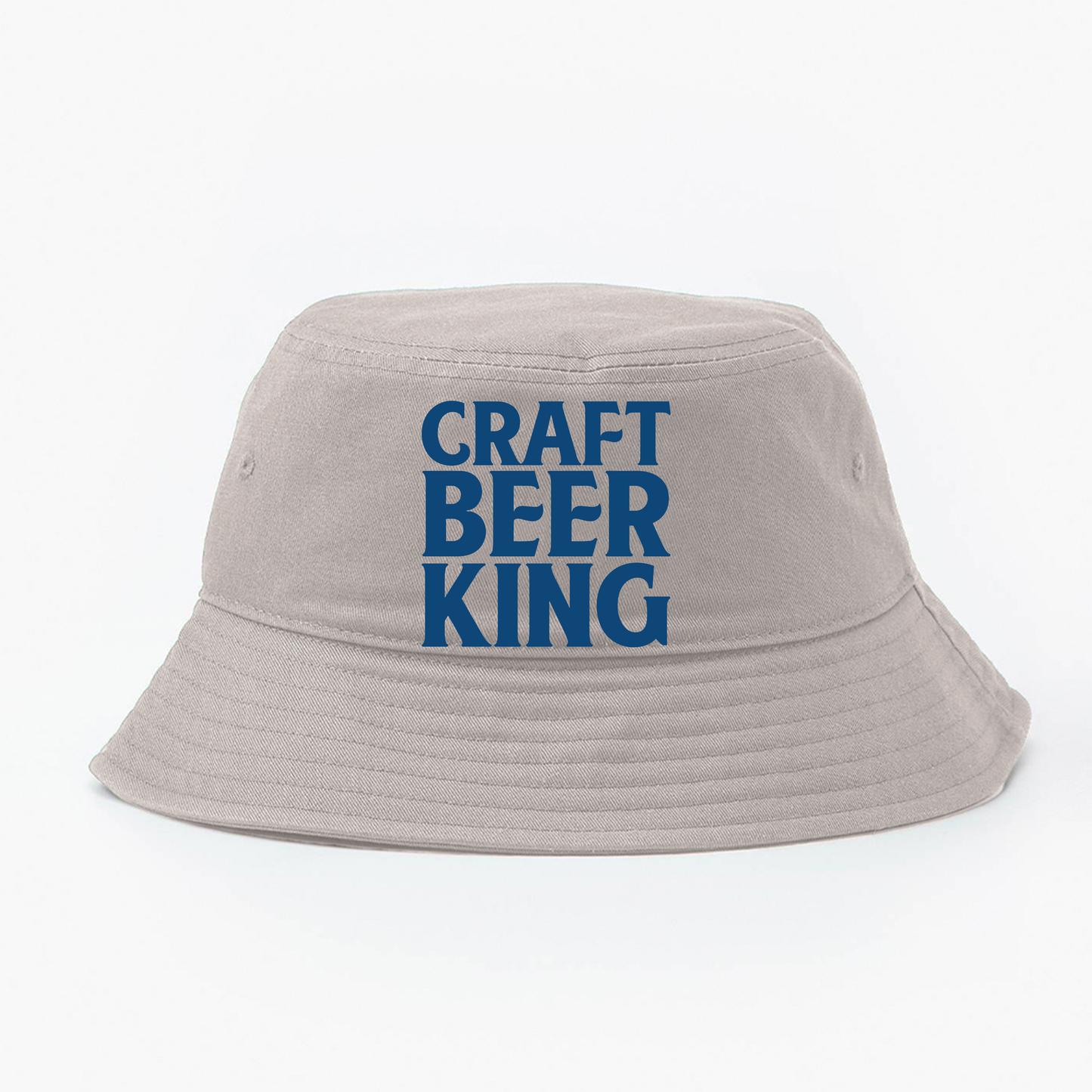 Craft Beer King Blue Bucket Hat