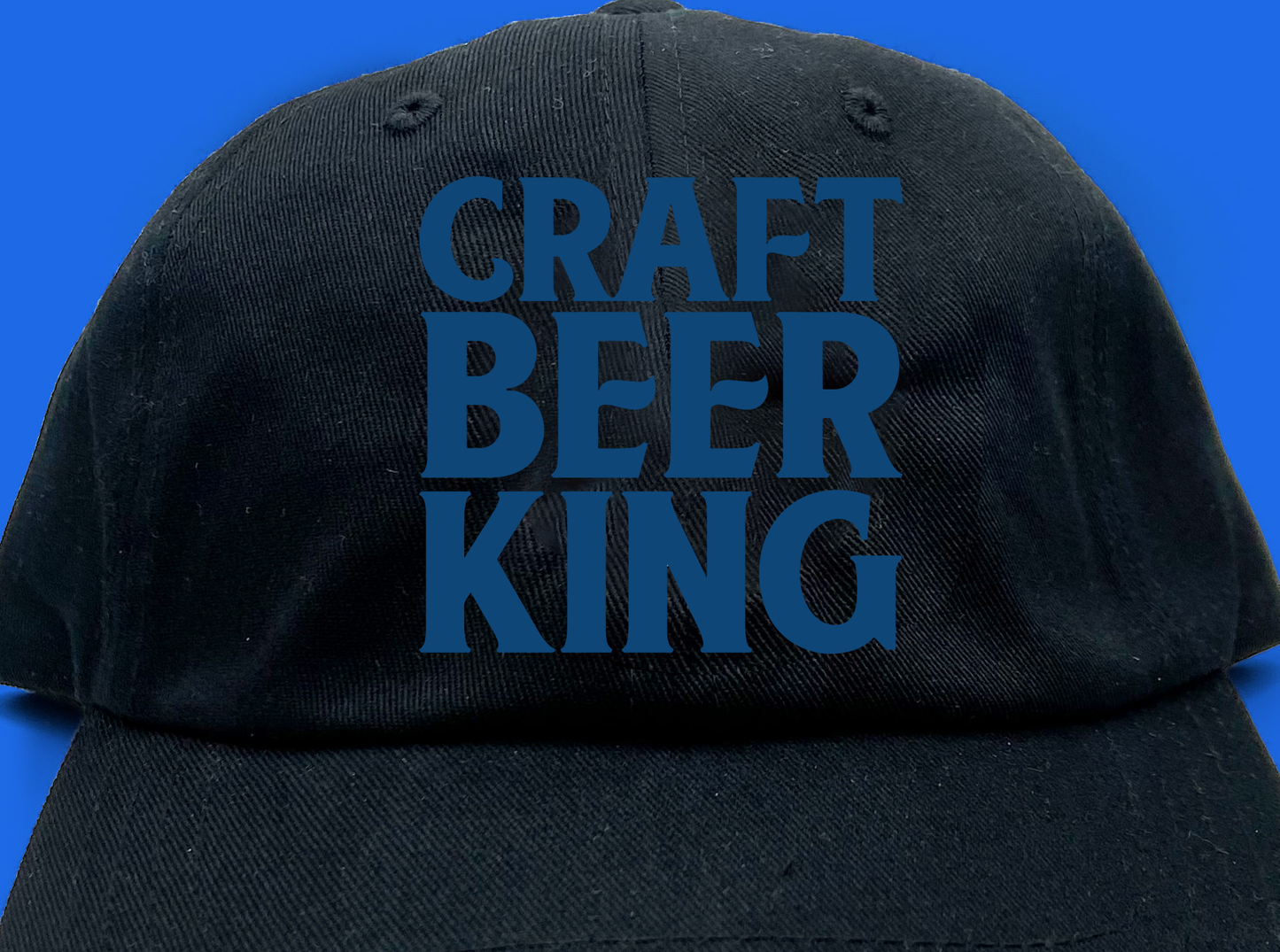 Craft Beer King Blue Dad Hat