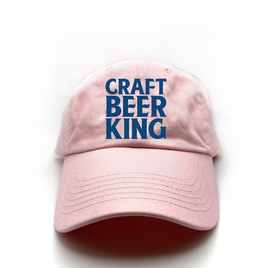 Craft Beer King Blue Dad Hat