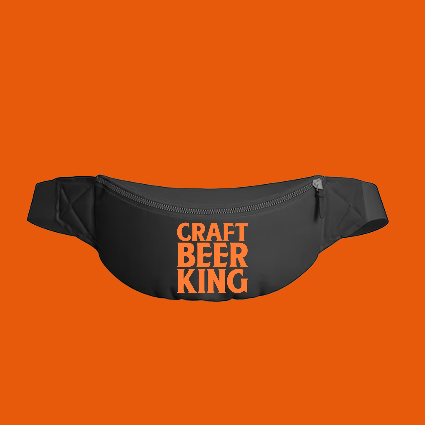 Craft Beer King Orange Fanny Pack