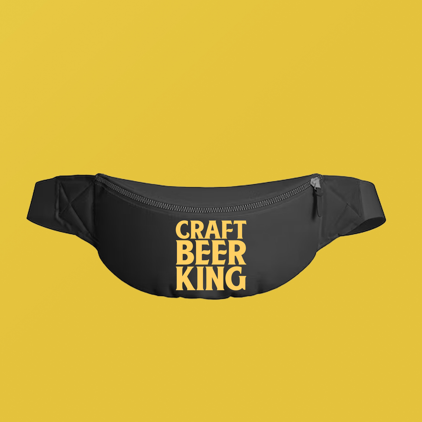 Craft Beer King Yellow Fanny Pack