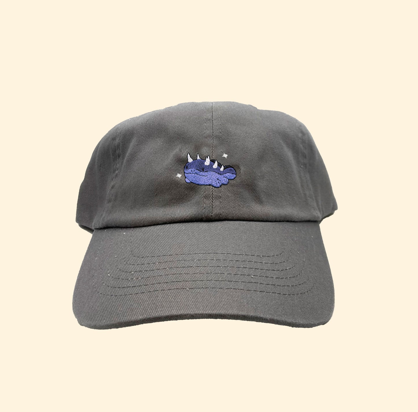 #0980 spiked shiny dad hat