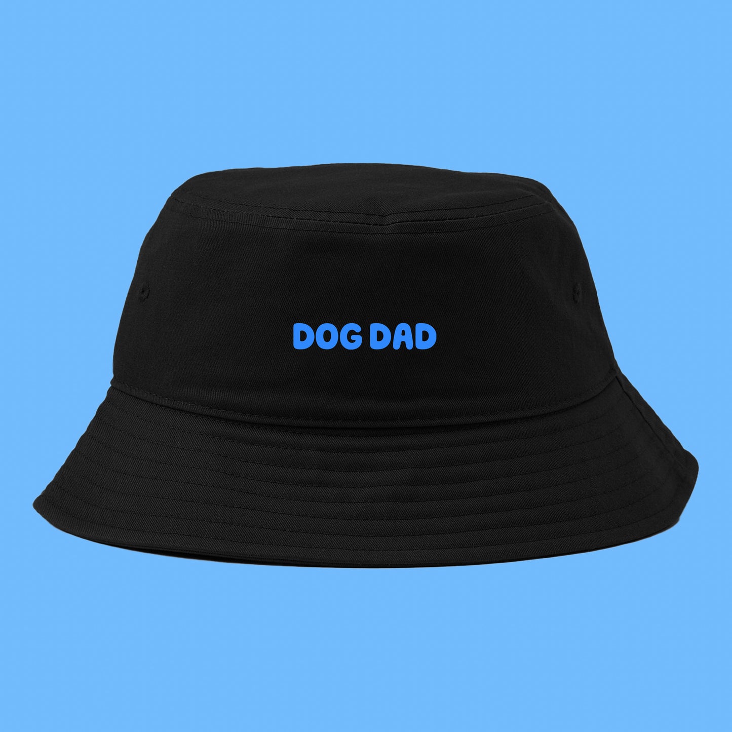 Dog Dad Mint Blue Bucket Hat