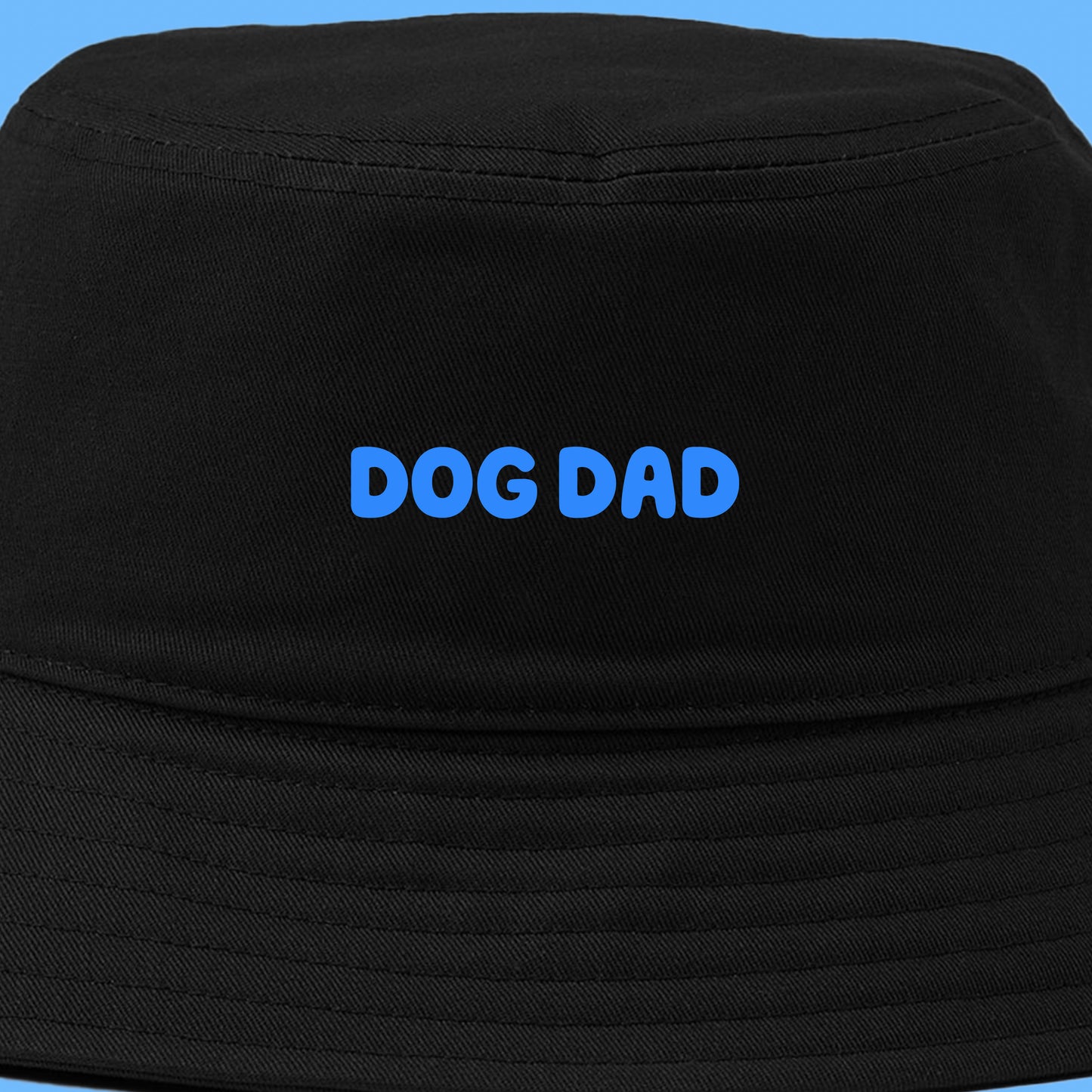 Dog Dad Mint Blue Bucket Hat