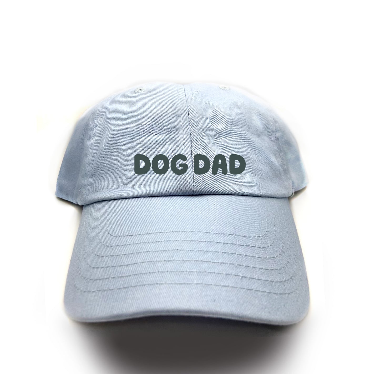 Dog Dad Gray Green Dad Hat