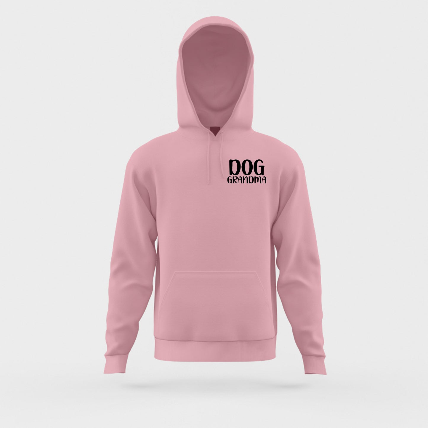 Dog Grandma Black Hoodie