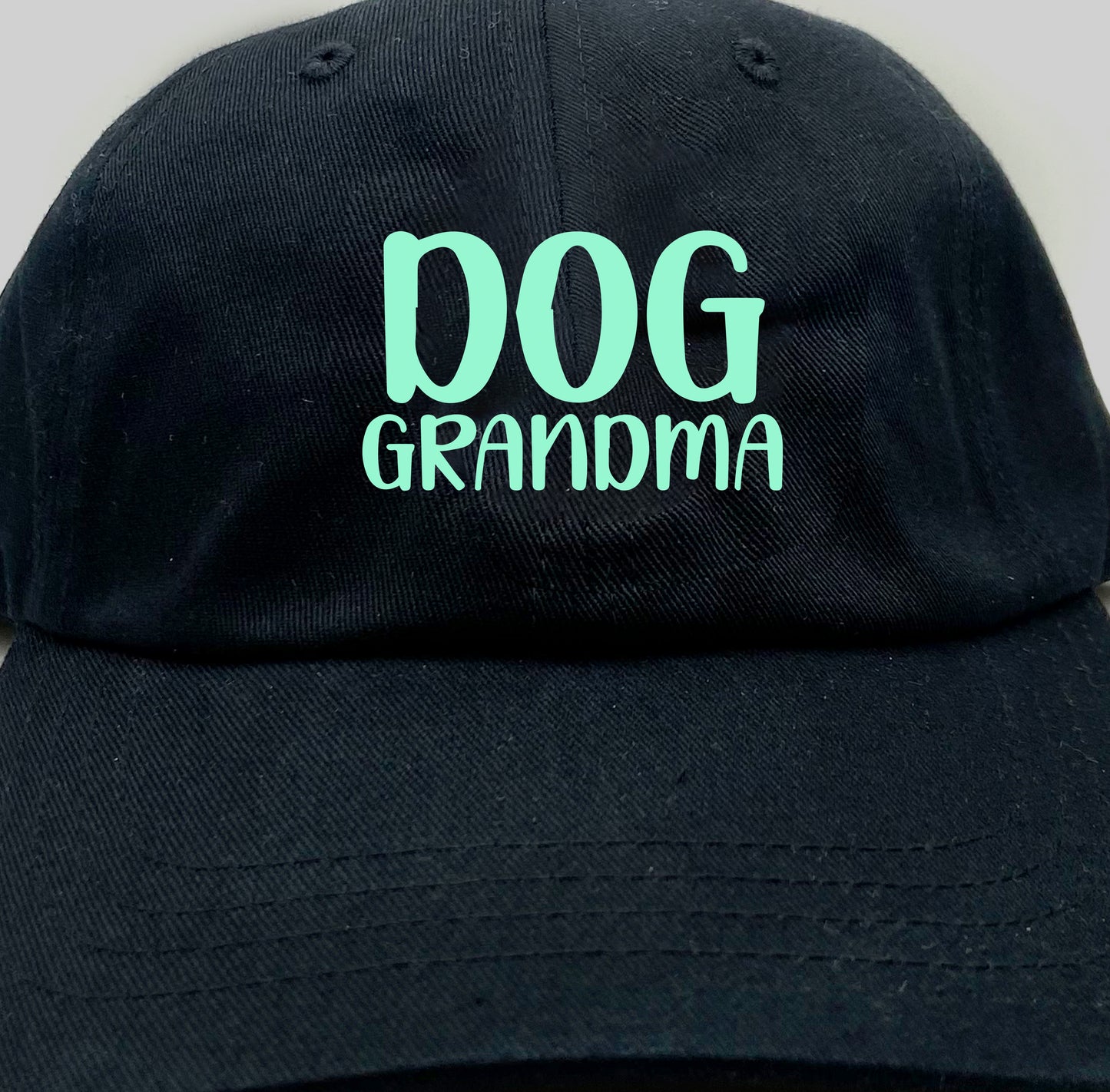 Dog Grandma Black Dad Hat