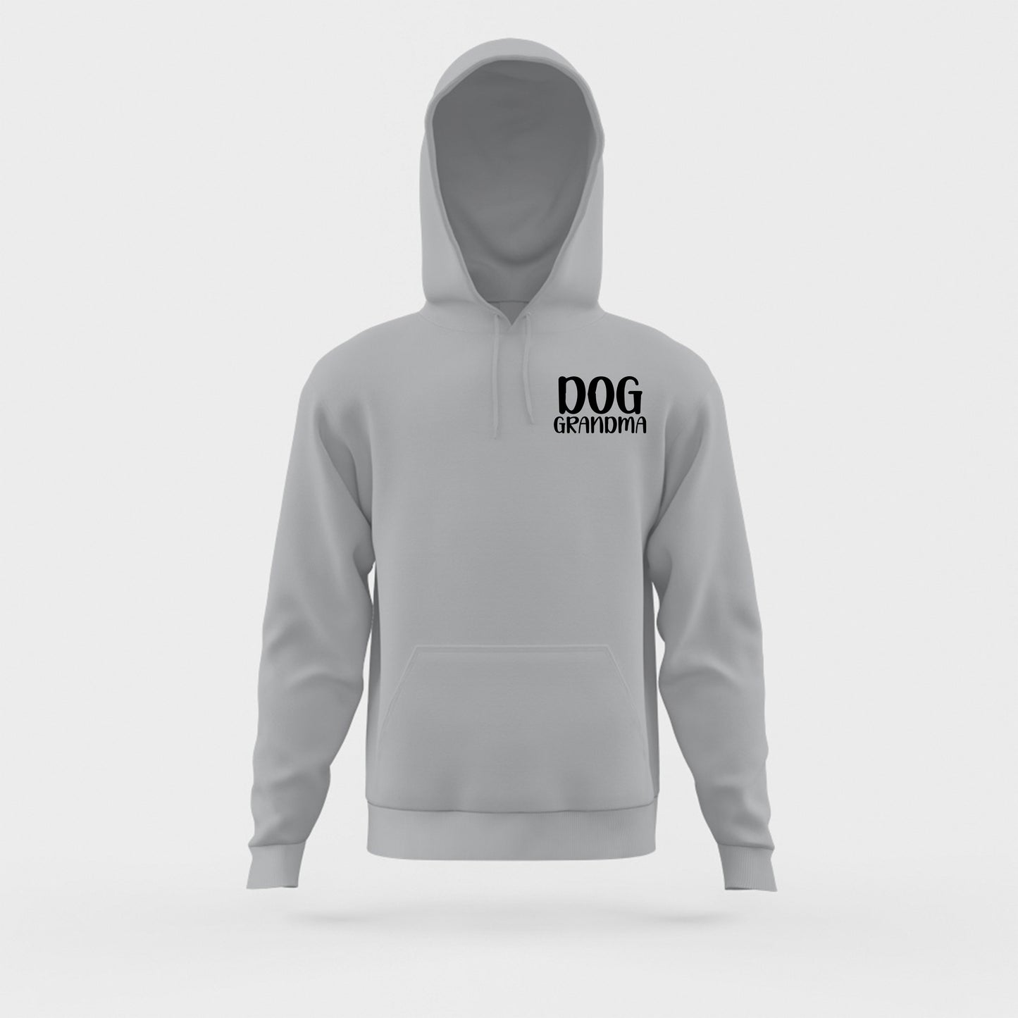 Dog Grandma Black Hoodie
