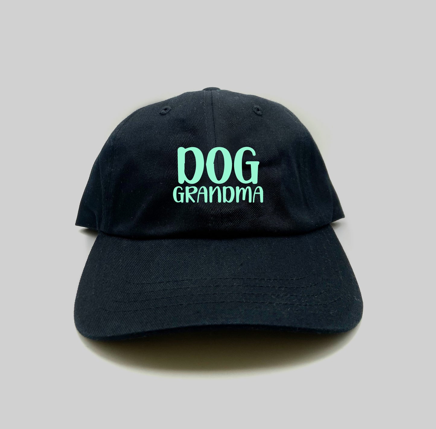 Dog Grandma Black Dad Hat
