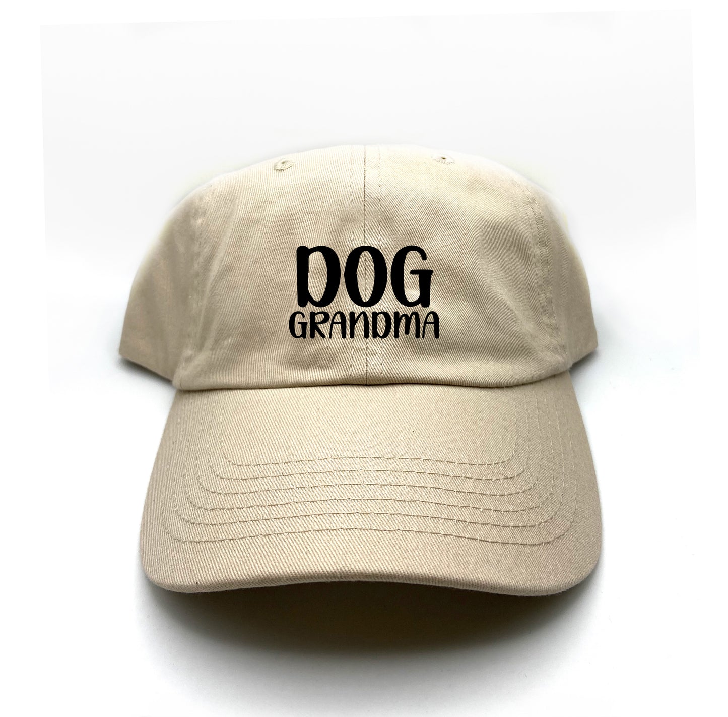 Dog Grandma Black Dad Hat