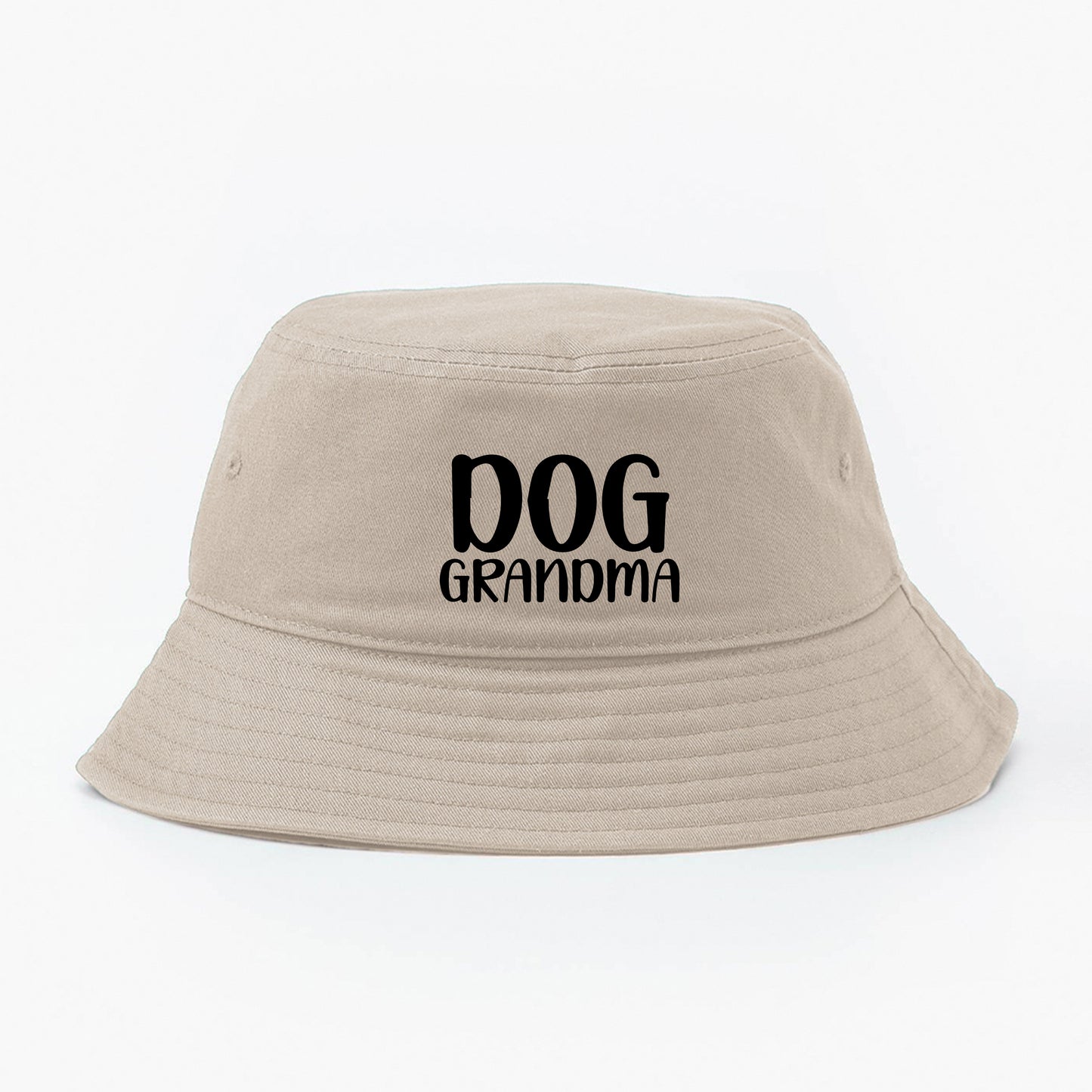 Dog Grandma Black Bucket Hat